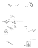 Alternator Ignition Diagram and Parts List for 384445-0112-E1  Briggs and Stratton Engine